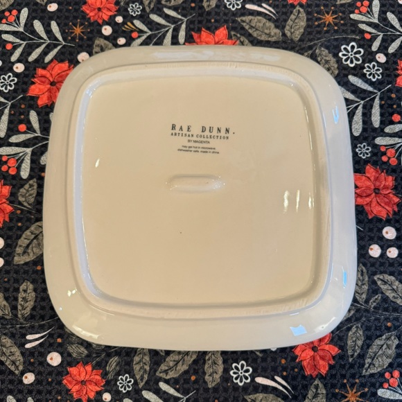 Rae Dunn Two Piece Dinner Plate Set, Tis The Season and Peace On Earth - Picture 5 of 8